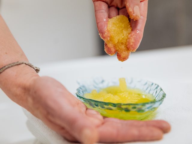 Salz-Peeling mit Aloe Vera