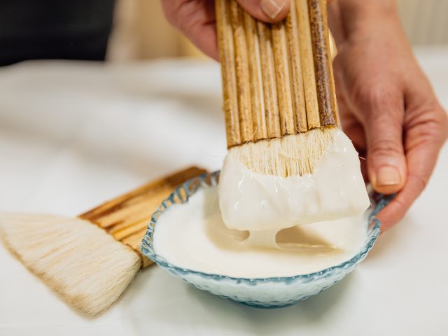 Pfirsich-Pflege-Packung