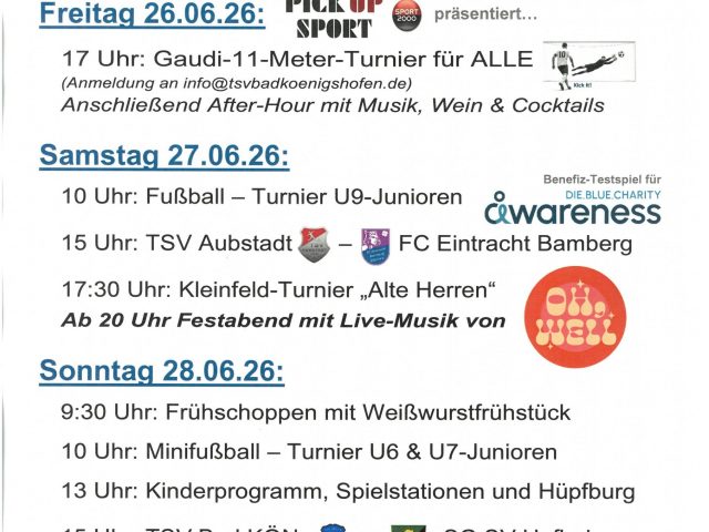 Sportwochenende TSV Bad Königshofen