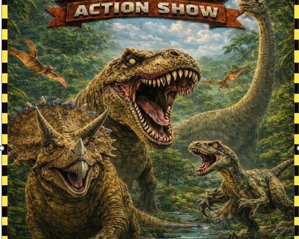 Dinosaurier Action Live Show