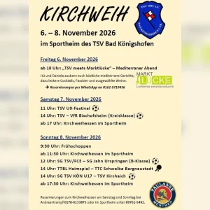 Kirchweih TSV Bad Königshofen
